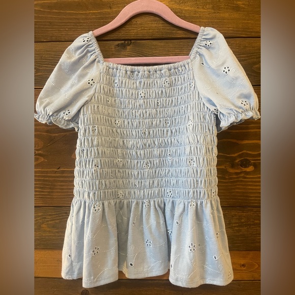Speechless Kids Girls Blouse Baby Blue Size Small - Picture 3 of 6